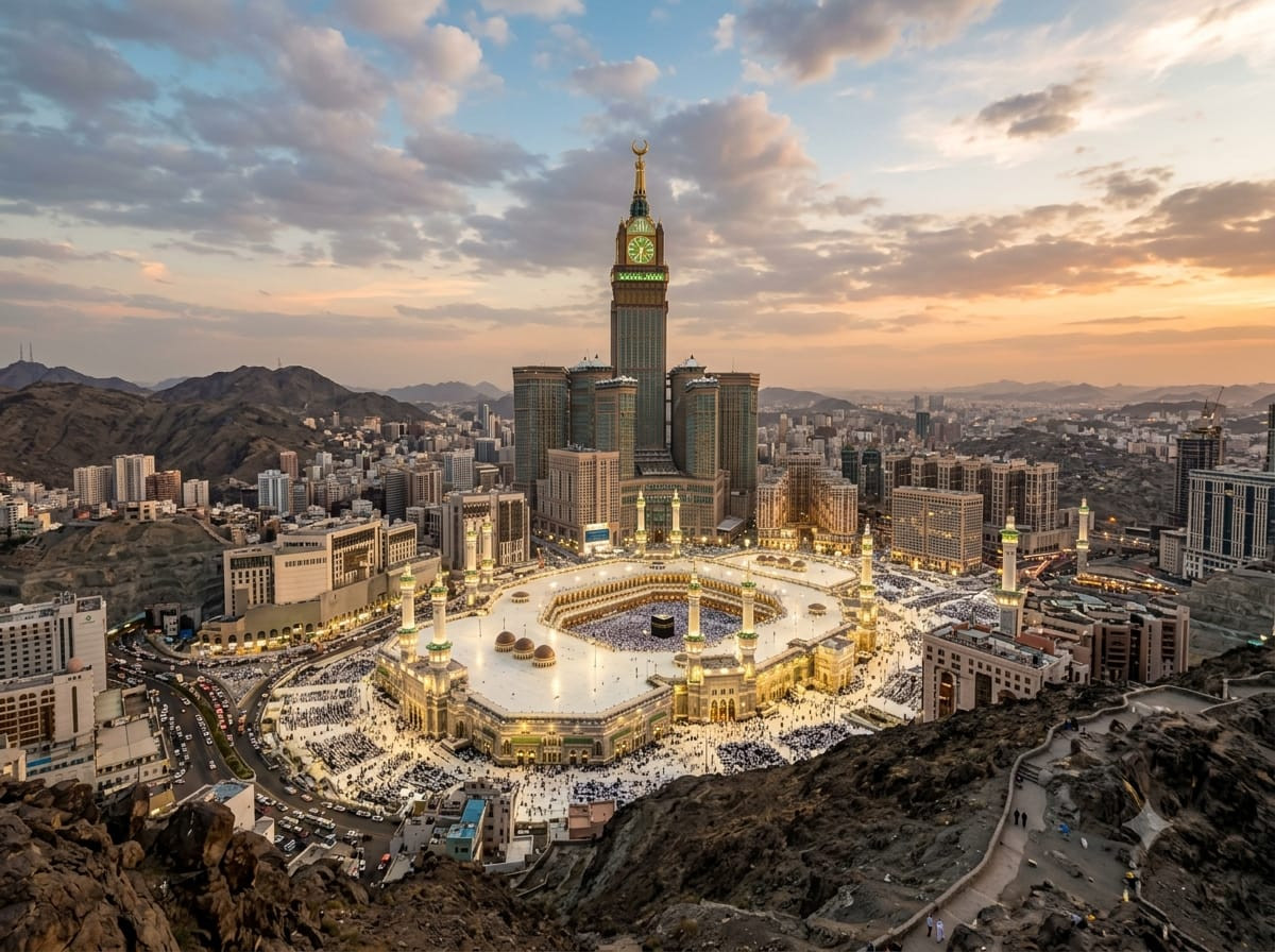 Seni Menikmati Makkah dari Ketinggian